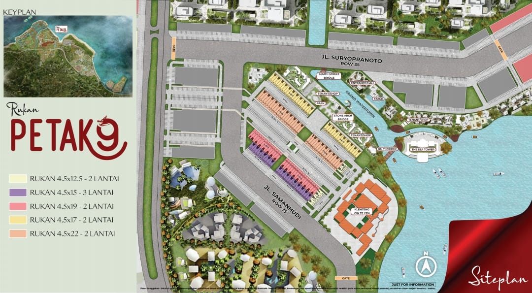 Siteplan Petak Sembilan
